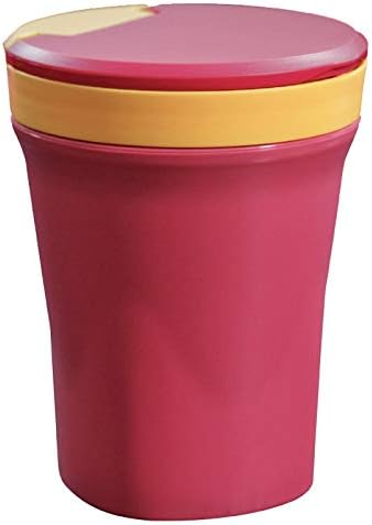 Amazon 蓋付き密閉スープカップ 電子レンジ対応スープポット 便利な朝食カップ450mlスプーン付きスープポット Color 1 スープカップ オンライン通販