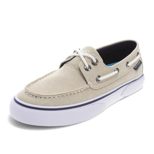Image of DOCKERS Mens Rowe Canvas Boat Shoe