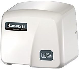 FastDry HK-1800PA Automatic Hand Dryer, White ABS Plastic Cover, 220-240V