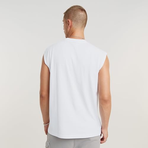 Camiseta Boxy Sleeveless Hombre de corte holgado informal 2
