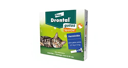 Vermífugo Drontal SpotOn para Gatos de 2,5 Kg a 5 Kg - 1 Bisnaga