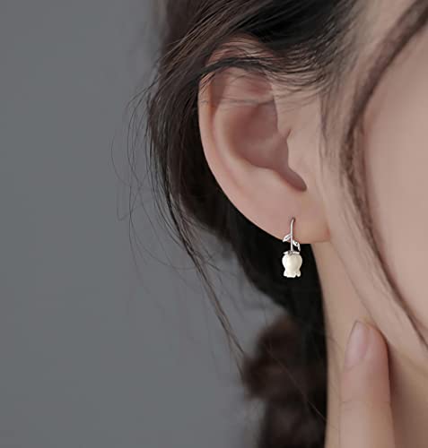 Reffeer Solid 925 Sterling Silver Flower Crawler Cuff Earrings Wraps for Women Teens Flower Wrap Earrings Climber3