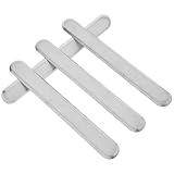 WEKADRIN 4 Stück Edelstahl Taktile Terrassenfliesen Antirutsch Blindpflastersteine 280x35x5mm...