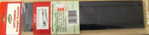 Preisvergleich Produktbild Easyfix Zugluft Dichtung / Briefkasten Dichtung mit Klappe und Befestigung DE707-Braun