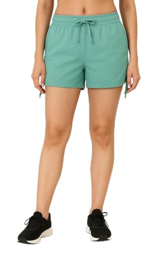 Image of TWGE Womens Cotton Hot Shorts - Short Pants for Ladies Stretchable Athletic Shorts Comfortable Fit with Elastic Waistband - Active Wear Ideal for Gym Yoga & Nightwear