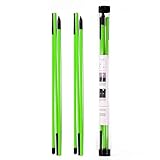 CTDWNT Golf-Ausrichtungsstäbe, Golfschläger-Ausrichtung, Golf-Trainingshilfe, verbessert, 121,9 cm, zusammenklappbarer Ausrichtungsstab, Golf-Trainingshilfe zum Zielen, Putten, Schaukeltrainer, mit
