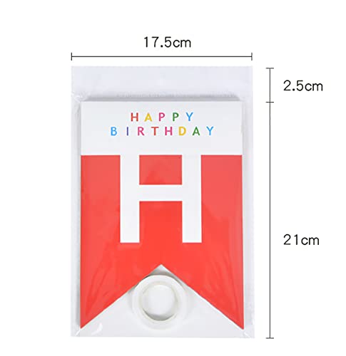 Kalor Red Happy Birthday Bunting Banner,Swallowtail Flag Happy Birthday Sign, Letters Banner For Party Supplies And Birthday Decorations #TOP1