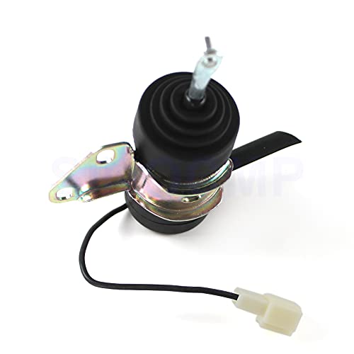 052600-4530 052600-4531 16851-60014 12V Fuel Stop Solenoid - Sinocmp Cp-U0313 Cut Off Solenoid For Kubota Z482 Denso Bx7410D Bx2230D Rtv900R Rtv900T B7410D Bx1500D Bx1800D, 3 Month Warranty #TOP5