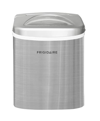 26 Lbs Counter Top Ice Maker, Stainless Steel