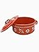 Portuguese Pottery Glazed Clay Cooking Pot With Lid Terracotta Casserole Cazuela (7 Quarts)
