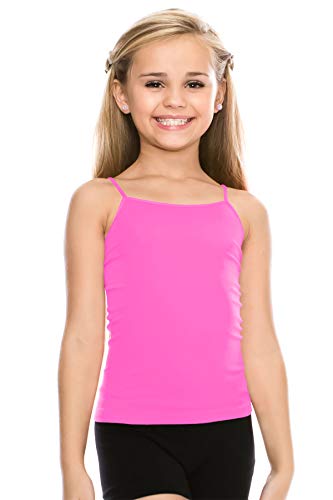 Image of Kurve Girl's Sleeveless Tank Top - Stretch Undershirts Cami Camisole, UV Protective Fabric, Rated UPF 50+ (Made in USA)