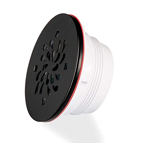 Shower Base Drain And 4-1/4 Matte Black Drain Cover With Lubricant Fit 2" Waste Pipe Easy To Install #TOP3
