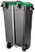 Tayg EcoTayg 120 - Contenedor de residuos con pedal, Verde, 120 l