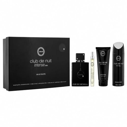 Image of Armaf Men's Club De Nuit Intense 4Pc Gift Set Fragrances