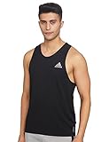 Camiseta deportiva sin mangas adidas OTR Singlet Vest, Mens, Black, S
