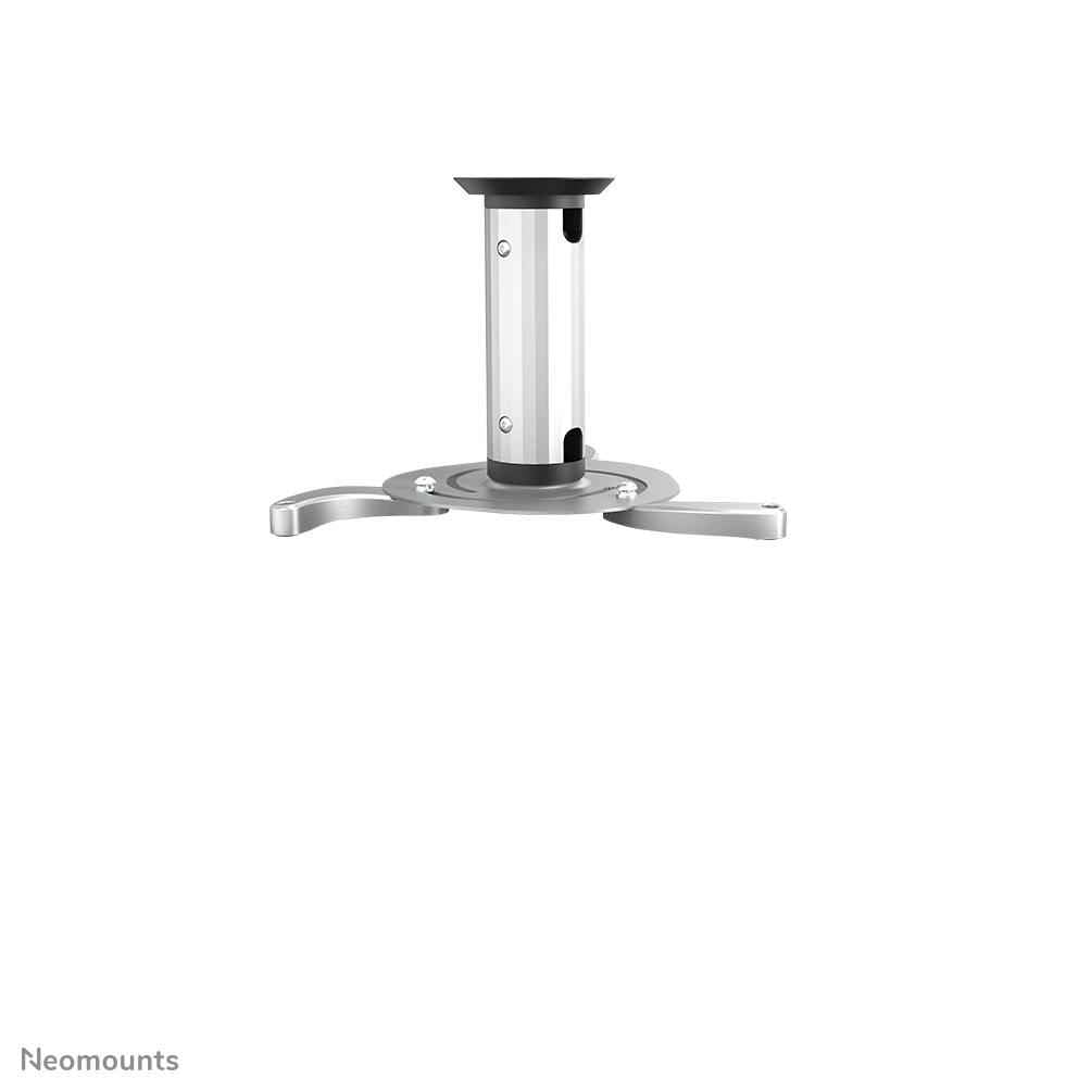 Neomounts by Newstar BEAMER-C80 Deckenhalterung (Höhe 8 cm bis 15 cm) für Projektor Silber