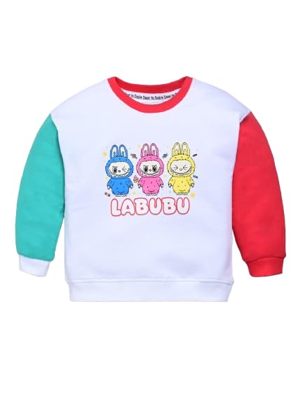 Image of Baby Boys Sweatshirt | Soft Cotton Pullover Top for Winter | Cute & Cozy Casual Wear for Kids