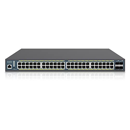 Image of EnGenius Fit EWS7952P-FIT 48-Port Gigabit PoE+ Managed Switch - 410W Power Budget, Layer 2+ Features, 4 SFP Uplinks for Growing Business Networks