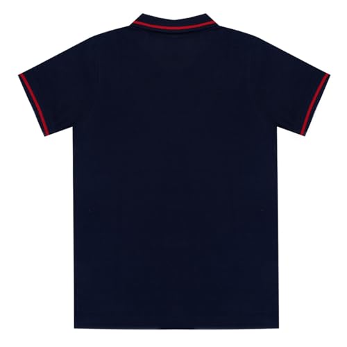 Cloth Theory Kid's Solid Regular Polo T-Shirt (CTBSP_21_Navy 15-16 Years) - Image 2 thumbnail