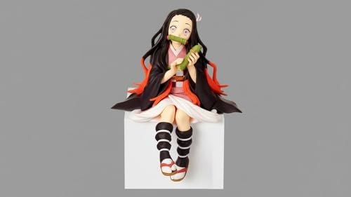 Image of Awestuffs Action Figure Limited Edition for Car Dashboard, Decoration, Cake, Office Desk & Study Table Nezu Sitting D Slayer
