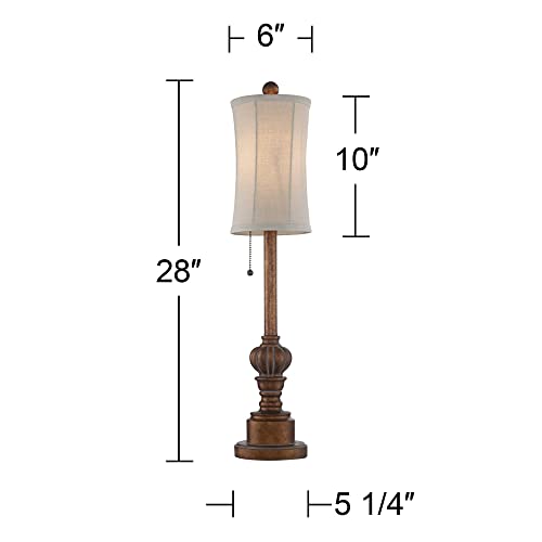Lámpara de Mesa Regency Hill Bertie Set 2 28" miniatura 4