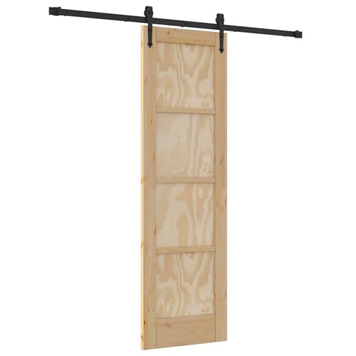 Image of vidaXL Sliding Door ORKDAL 61 x 198.5 cm Solid Pine Wood