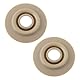 Create idea 2 Stück Spülventil-Dichtungsscheibe Membran-Siphon-Dichtungsscheibe AD 68 Mm ID 19 Mm Höhe 10 Mm Spülventildichtung Kompatibel mit Wisa 1270 DF/336 DF-Spülventilen