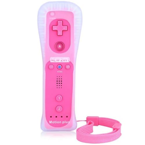2 in 1 Built-in Motion Plus Wireless Remote Controller for Wii /Wii U PNK