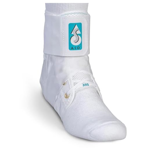 Med Spec 264004 ASO Ankle Stabilizer, White, Medium