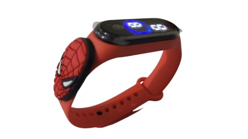 Relogio Infantil Digital touch Vingadores Avengers Homem Aranha - Vermelho