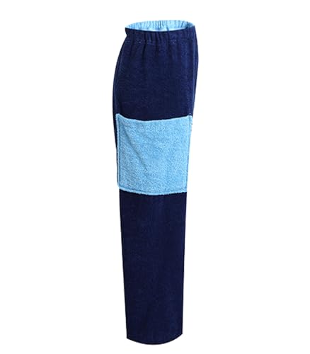 Image of Cotton Terry Towel Pants, Towel Pants for Swimmers, Resort Wear, Beach Coverup, Swim Wear