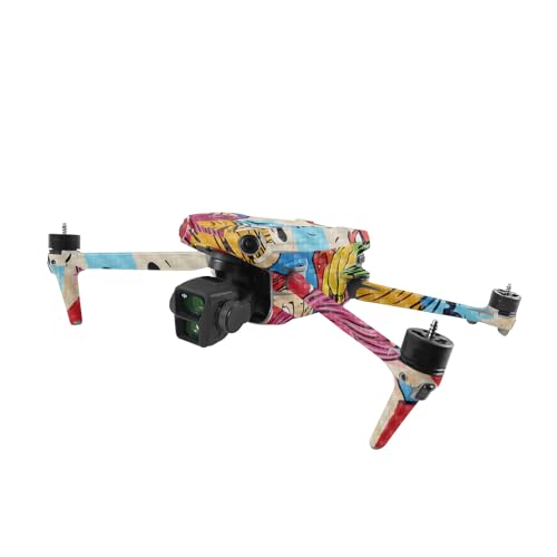 Image of MightySkins Carbon Fiber Skin Compatible with DJI Air 3 - Cartoon Mania | Protective, Durable Textured Carbon Fiber Finish | Easy to Apply