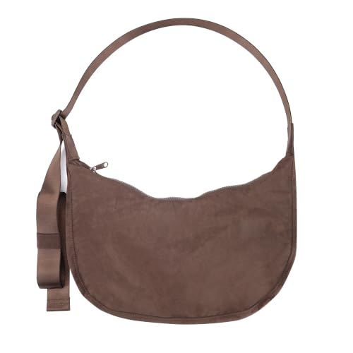 Image of Medium Nylon Crossbody Crescent Bag: Slouchy Style Shoulder Casual with Adjustable Strap