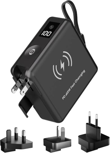 PD65W コンセント一体型モバイルバッテリー 20000mAh PD3.1 S200