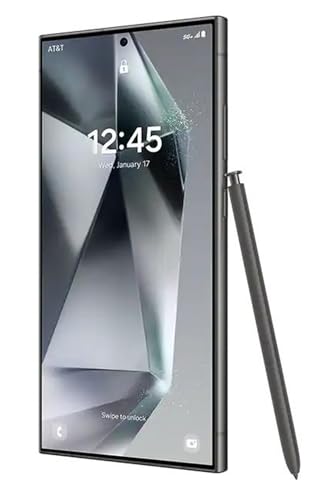 Image of Samsung Galaxy S24 Ultra 5G, 512GB, Titanium Black - Unlocked (Renewed)