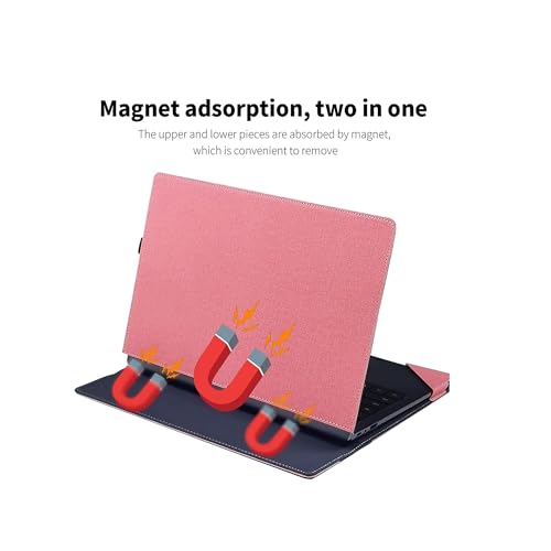 Funda para Laptop Lenovo Yoga 9 14IMH9 2 en 1 Cuero PU Rosa miniatura 6