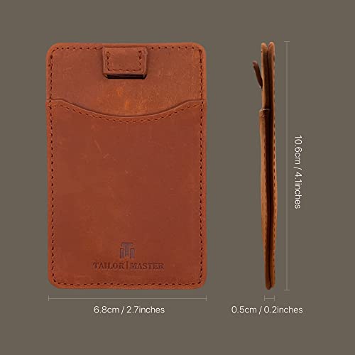 Key Card Holder For Tesla Model 3 X Y Slim Card Case Thin Wallet Minimalist Credit Card Sleeve with RFID Blocking (Coffee Brown)4