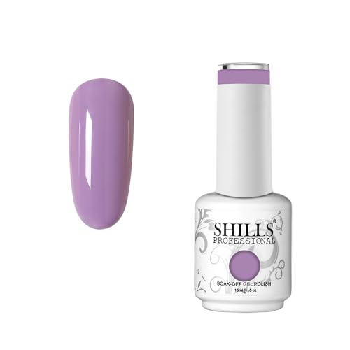 Image of SHILLS PROFESSIONAL Uv /Led Soak Off Gel Glossy Finish Polish Color Shade 02,15 Ml