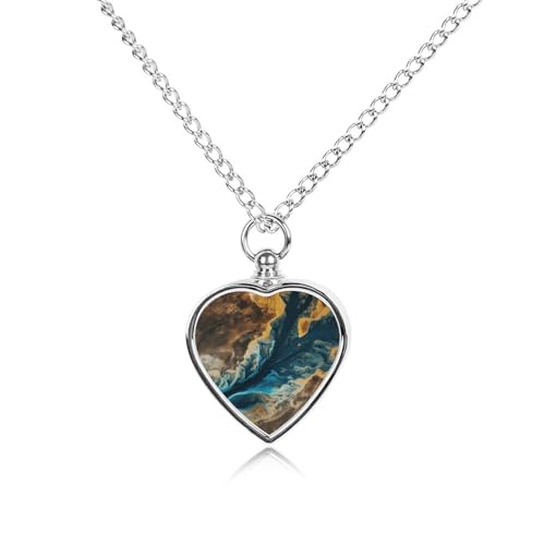Collier urne coquelicots pour surmonter la perte d'un chien ou chat