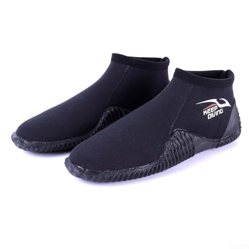 Calzado anfibio robusto hecho de neopreno, ideal para entusiastas de la pesca, kayak o senderismo (2XL (45-46))