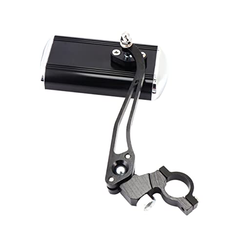 HOLIDYOYO 1Pc Rearview Mirror for Bike Rotational Handlebar Mirror Unilateral Design Fits Durable Alloy Construction Stylish Cycling Accessory