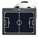 RoseFlower Electronic Football Coach Tactical Board, Portable Soccer Tactics Strategy Blackboard Notebook Clipboard with LCD Writing Tablet with Stylus, Instant Erase - Training Assistant Equipment