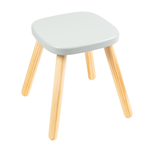 Active Tots Wooden Indoor Toddler Stool Montessori-Inspired Solid Pinewood Seat with Child-Safe Finish Ergonomic, Durable, and Easy to Store Perfect with 4-in-1 Wooden Table Ages 18 Months+