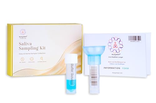 Image of Biological Age Test Kit, DNA Based Health & Longevity Report- Home testing kit for Real Age, Wellness & Fitness Insights