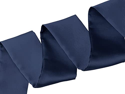 Allegra K Women Skinny Scarf Solid Color Pure Long Scarves Neckerchief4