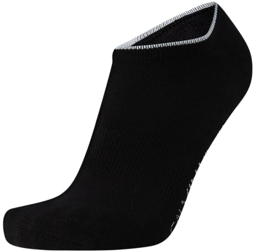 Image of Calvin Klein Mens No Show Socks - 6 Pack Soft Cotton Blend Cushioned Athletic Low Cut Socks for Men for Sports and Running