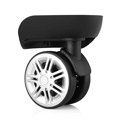 Luggage Wheels,Universal Luggage Casters,1 Pair Luggage Wheel Replacement Spare Spinner Caster for Suitcase Wheel Repair (W074)3