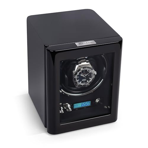 Heiden Single Watch Winder - Watch Winder for Automatic Rolex Watches, Direct Drive Brushless Motor, LCD Digital Controls, Hand Made and Assembled Nova by Heiden - Image 2
