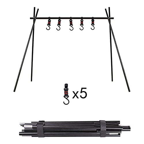 Rack de cuisson de camping pour suspendre la vaisselle de bivouac