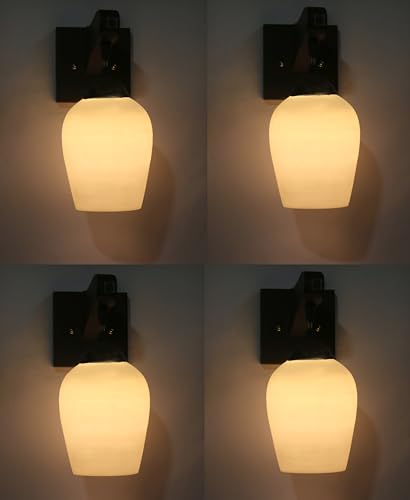 Image of Modern Decorative Designer Wall Light Industries for Living Room, Bedroom, Bedside, and Decorative Lighting Indoor Use, Bulb Not Included (GOTA MF, 4)